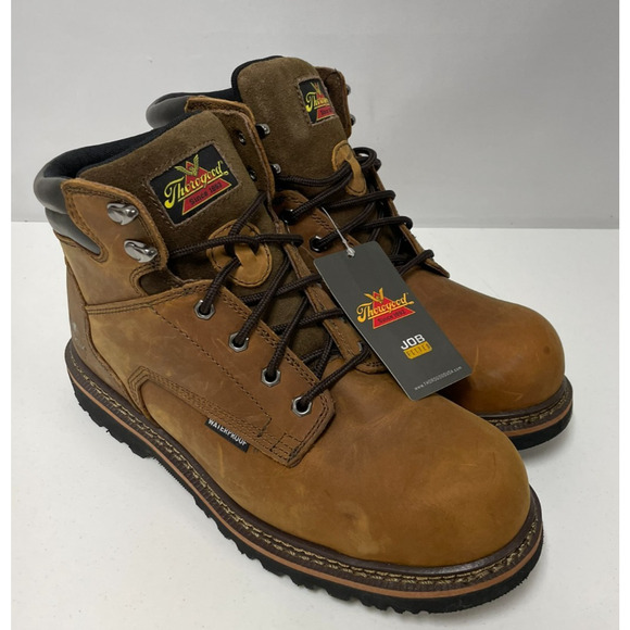 Thorogood V-Series Waterproof 6" Crazy Horse Composite Toe Work Boots Men's 11-W - Picture 1 of 8